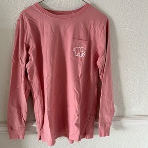 Ivory Ella long sleeve pink shirt